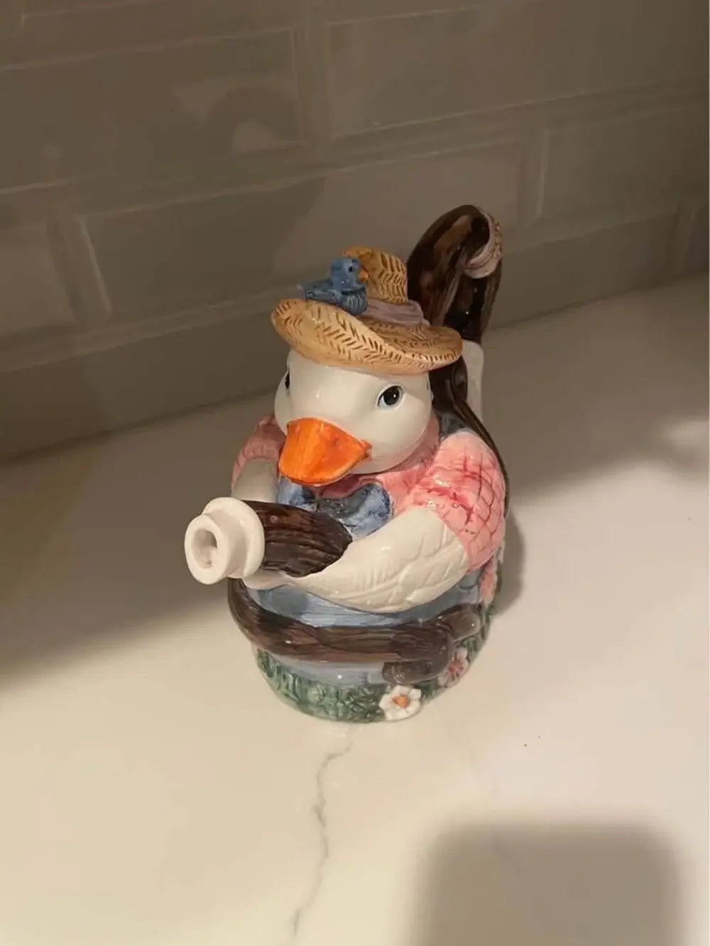 Fitz and Floyd Gooseberry Lane Pitcher from 1994